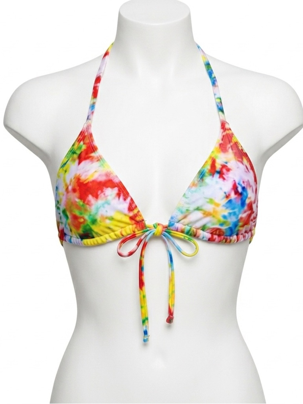 New Woman’s Bohemian Rainbow Tie Dye Bikini Top